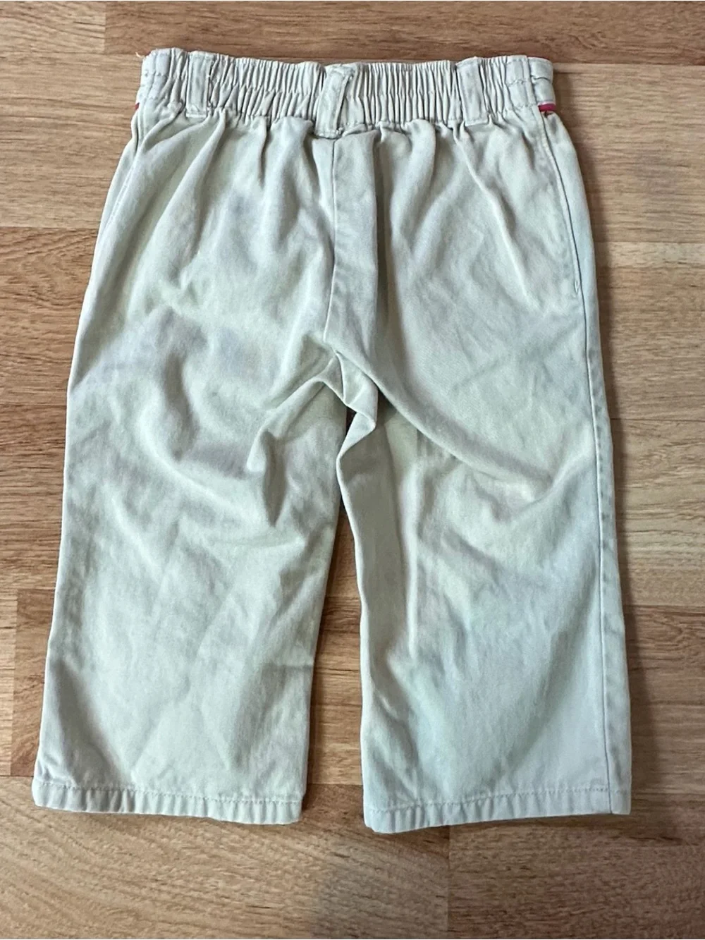 Gymboree Vintage Toddler Girl Apple Pocket Khaki Pants Size 2 T